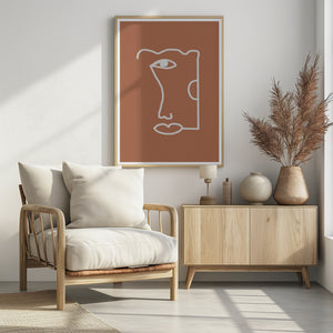 Art Prints of Abstract Head No2.
