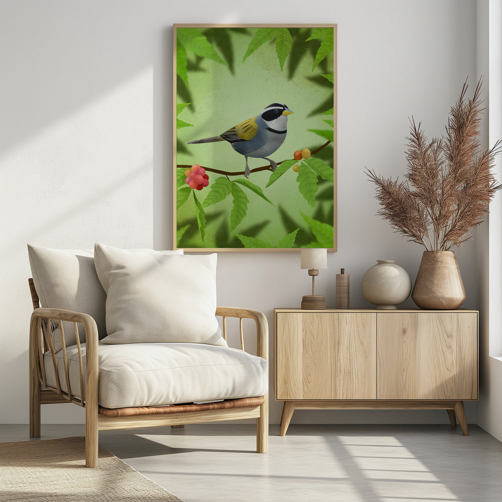 Canvas Art Print Cerquero de collar