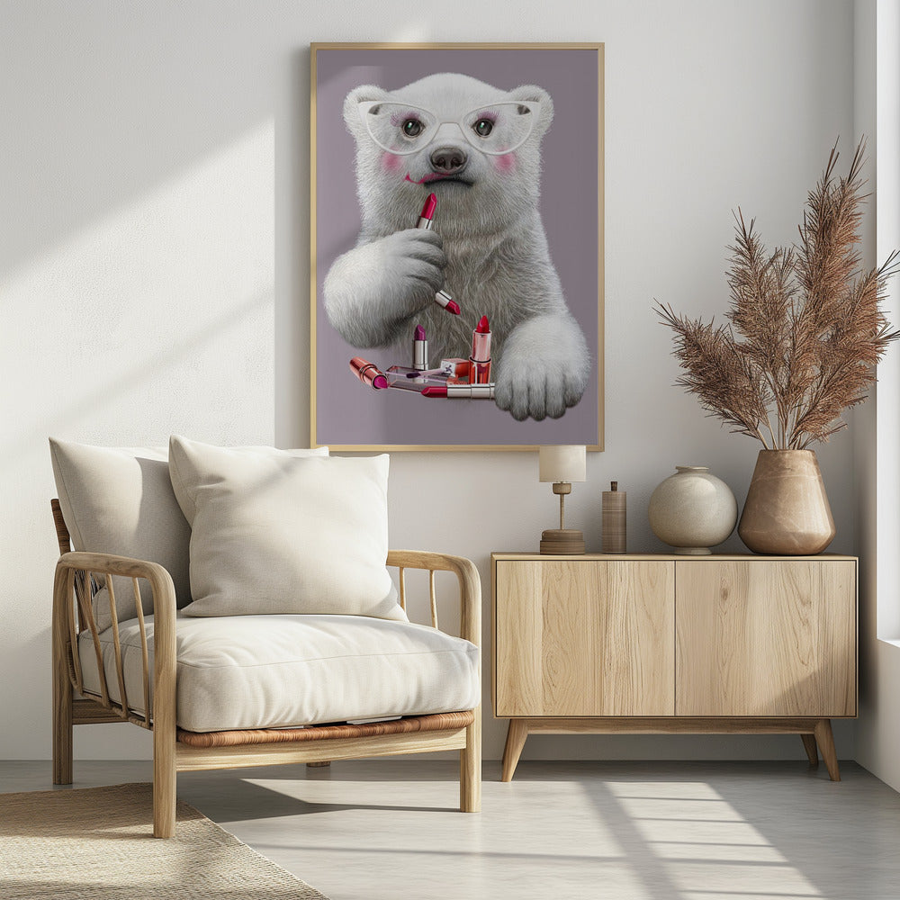 Canvas Art Print lipstick paula