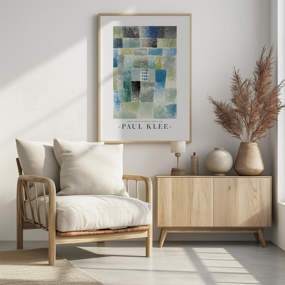Art Prints of First House in a Settlement 1926