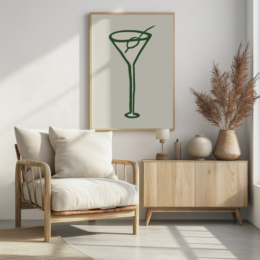 Art Prints of Cocktail Green