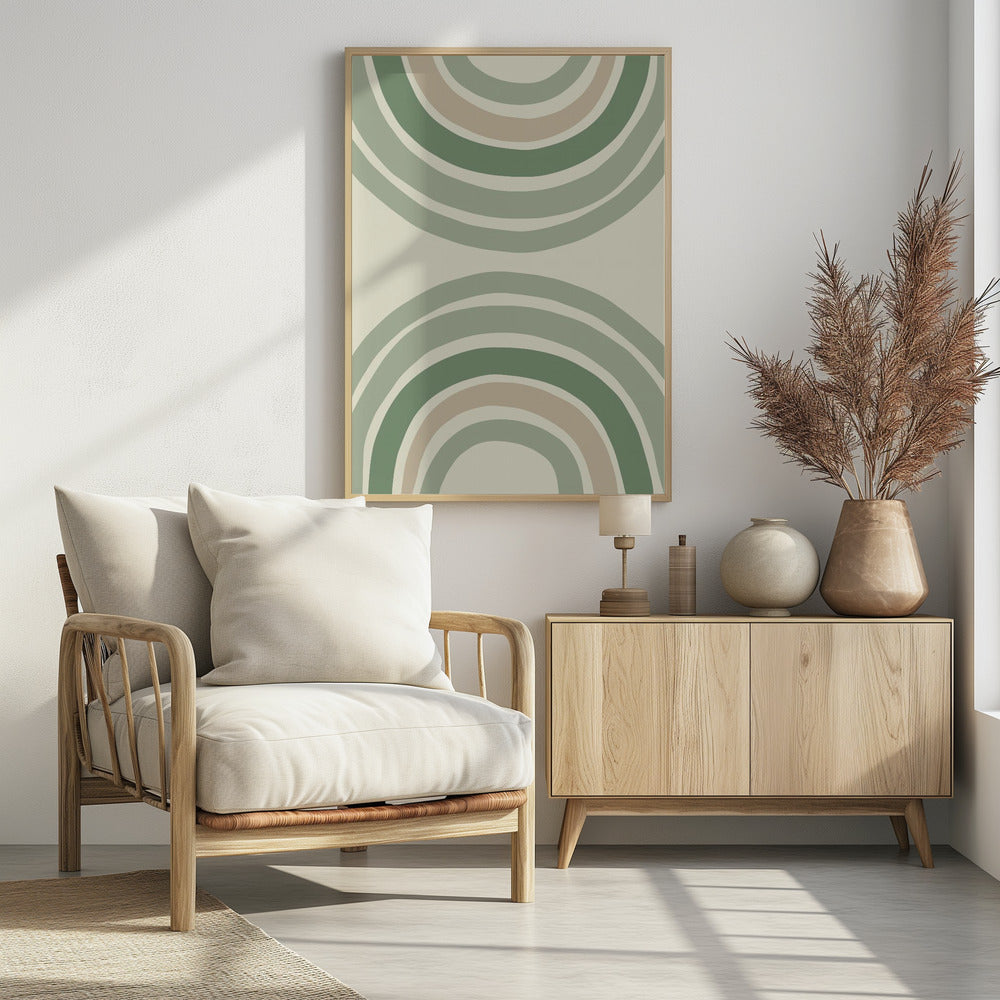 Art Prints of Green Rainbow
