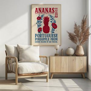 Art Prints of Pineapple kitchen print