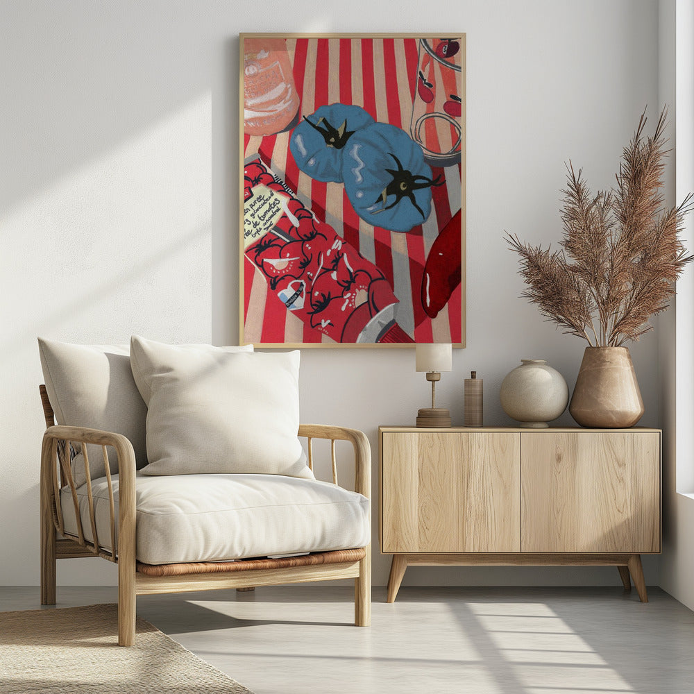 Art Prints of Blue Tomatoes