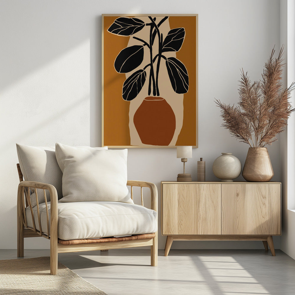 Bold Leaf Silhouette