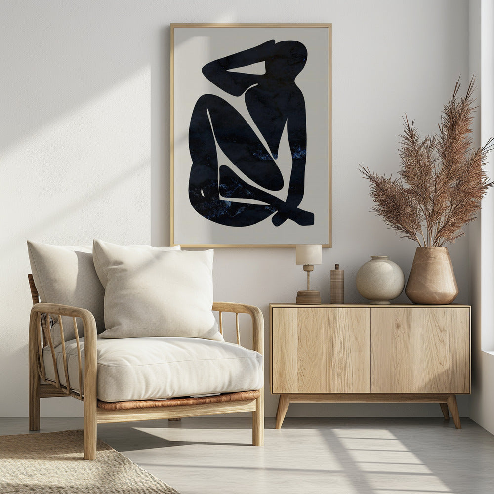 Dark Blue Woman
