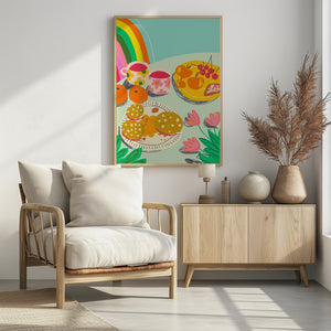 Art Prints of Cherry tea