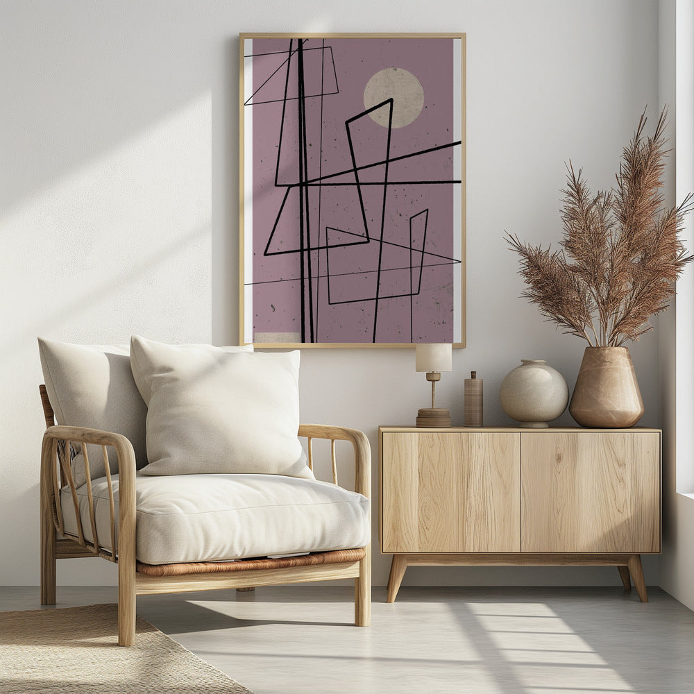 Geometric Moonrise