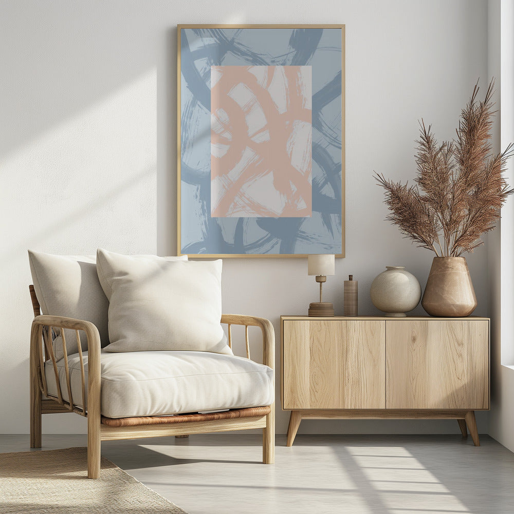 Art Prints of Abstract Brush Strokes 98A