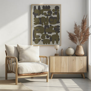 Art Prints of Ebony Shapes 2