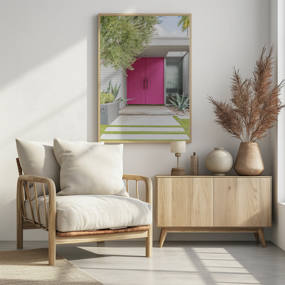 Art Prints of Magenta Pink Doors