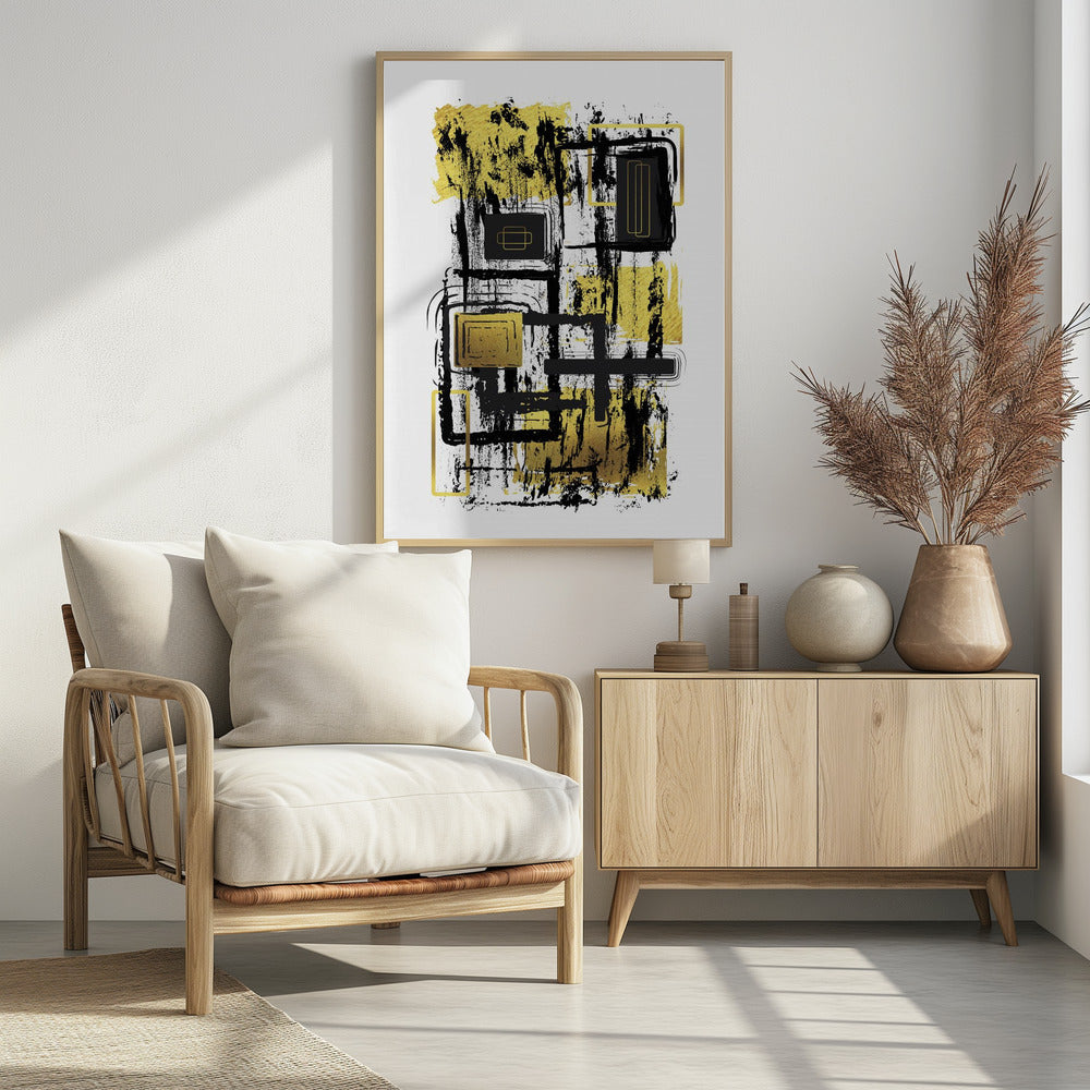 Art Prints of ABSTRACT ART Construction Plan