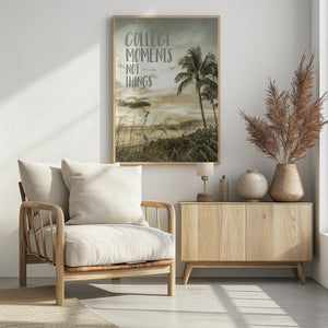 Art Prints of Collect moments not things | Sunset