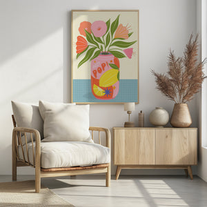 Art Prints of Flowers in Can
