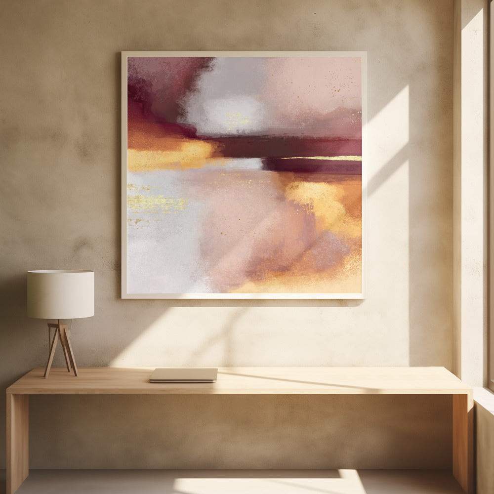 Art Prints of Burgundy Sunset