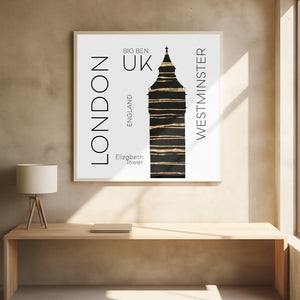 Art Prints of Urban Art LONDON Big Ben