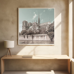 Art Prints of PARIS Cathedral Notre-Dame | urban vintage style