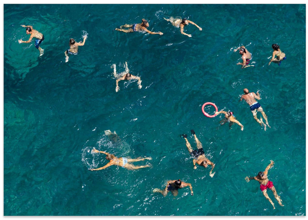 Blue water swim
