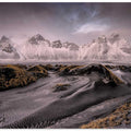 Black dunes beach