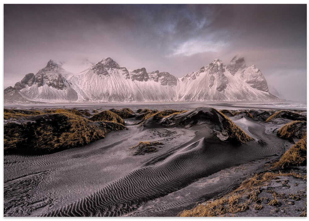 Black dunes beach