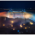 Art Prints of Mystic Foggy Night in Toledo City