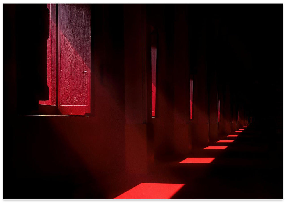 In the red temple