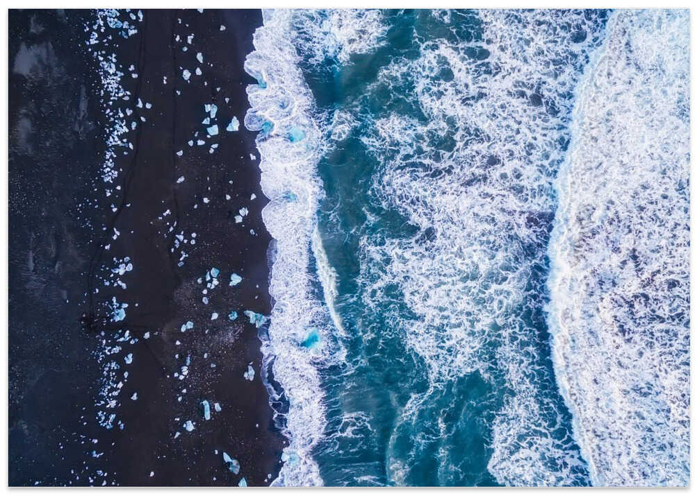 From above IV