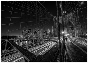 Art Prints of Brooklyn bridge lights
