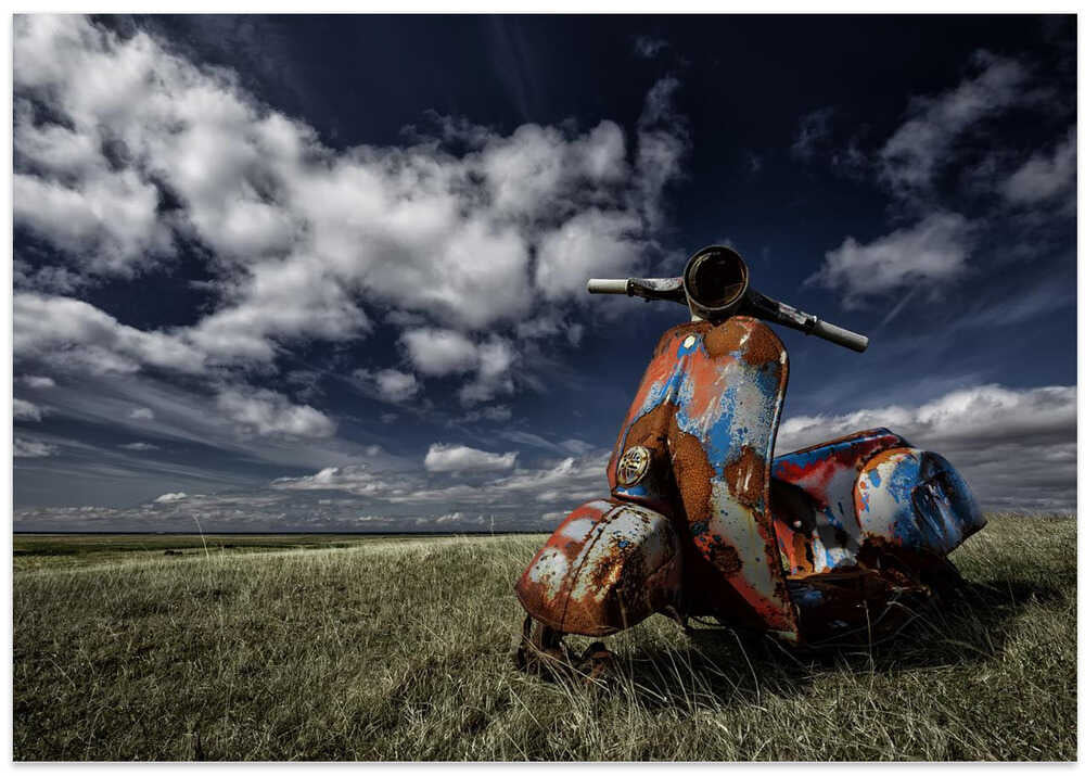 Old Vespa
