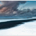 Approaching storm on Dyrhólaey