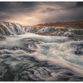 Sunset at Bruarfoss