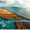 Jökulsárlón from above