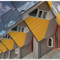 Art Prints of The cubes in row