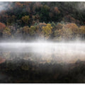 The mystical pond in the autumn