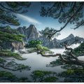 Strange pine tree in Yellow mountain