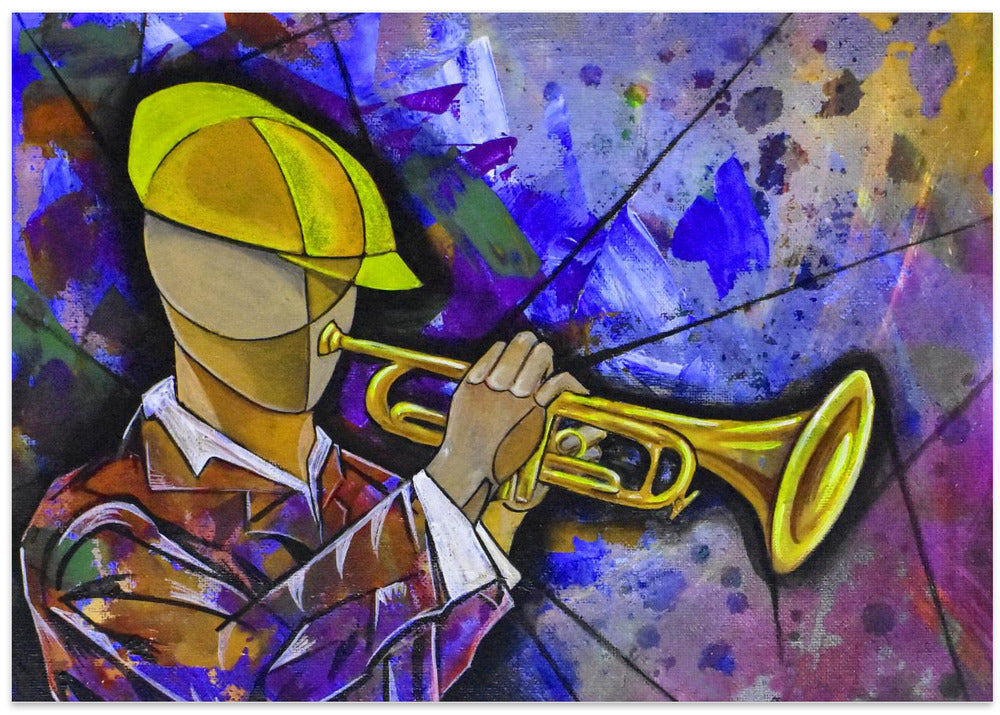 Trumpeter Playing