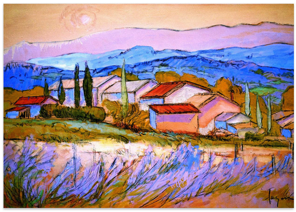 Lavender Hillside