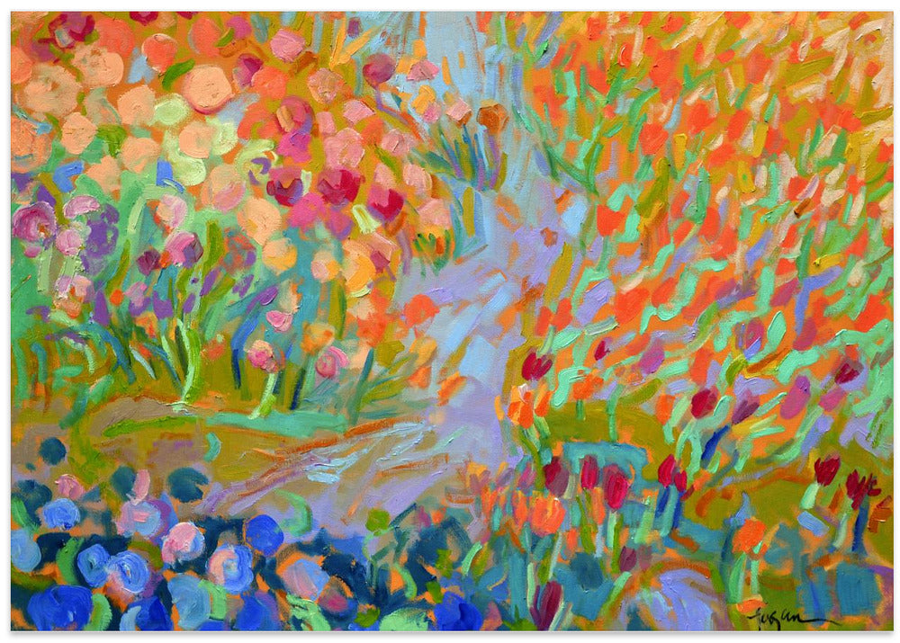 Vibrant Garden Path