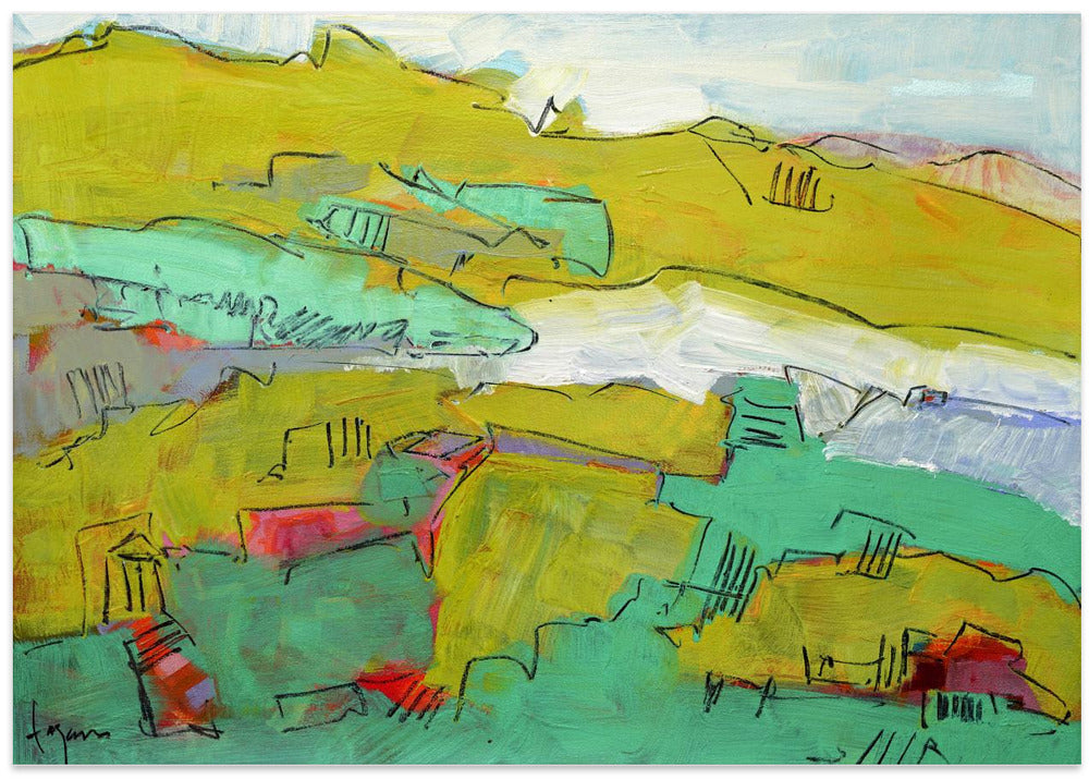Vibrant Hillside