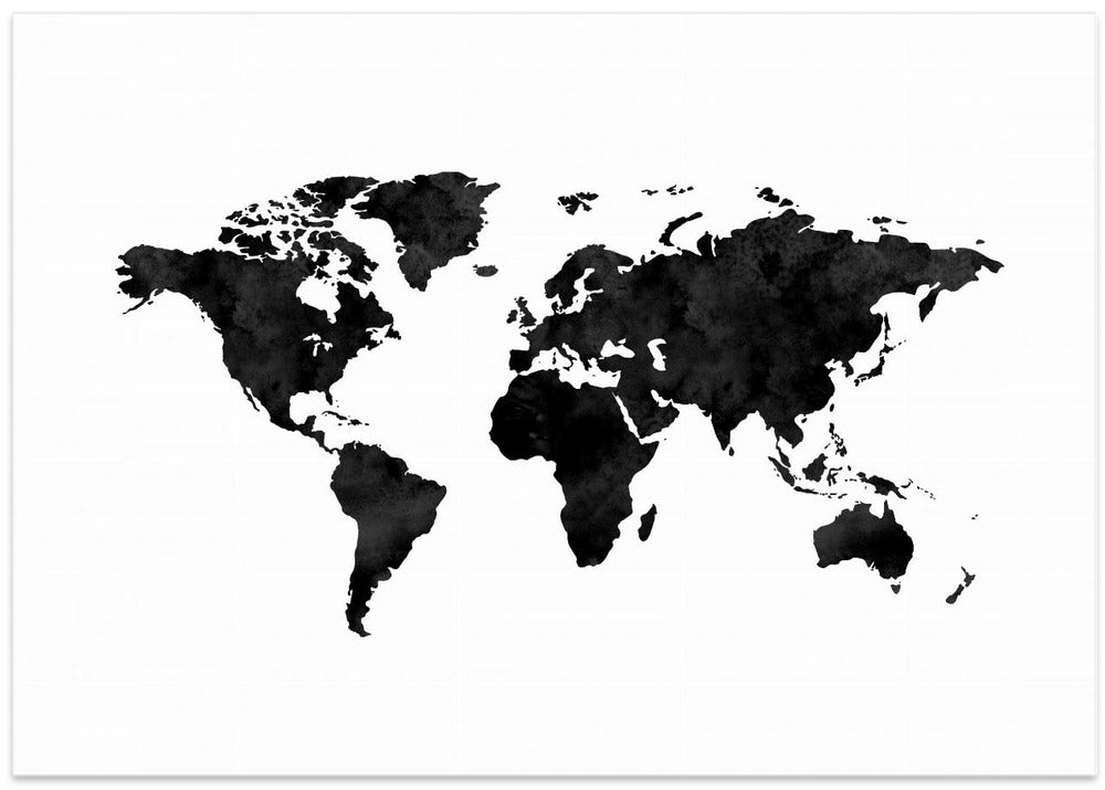 Inked World Map