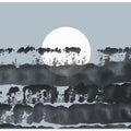 Art Prints of Hidden Moon N°5 | Behind the Horizon