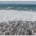 Sea waves at the beach