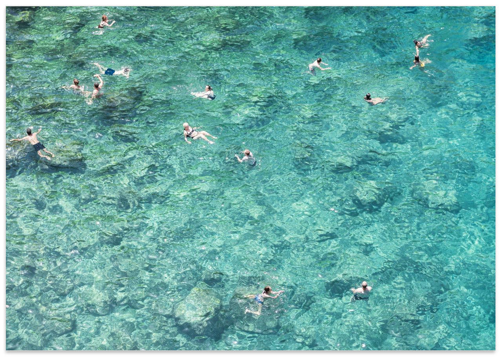 Swimming in the sea