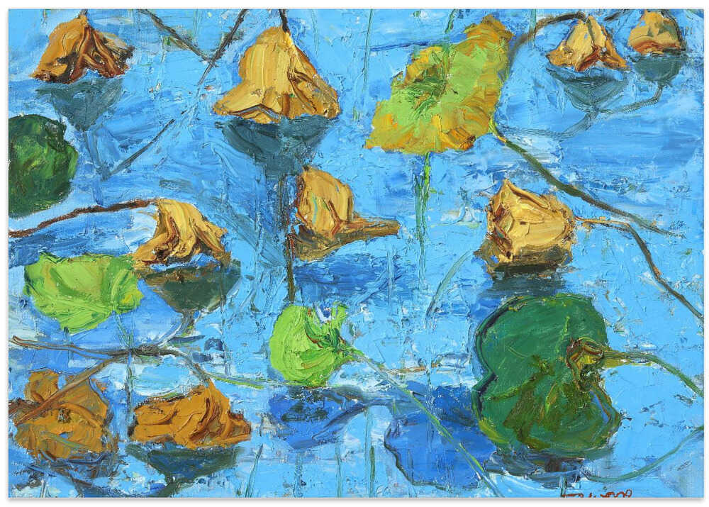 Yellow Lotus Leaves