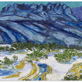 Snowy Landscape With Mountains