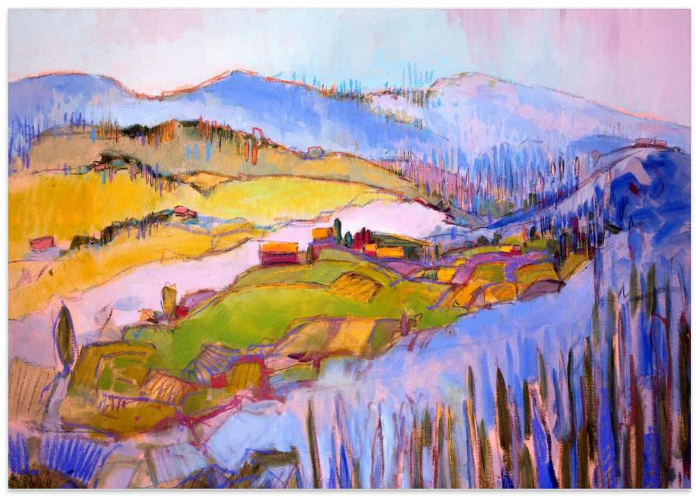 Colorful Hillscape