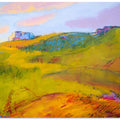 Vibrant Hillside Dream