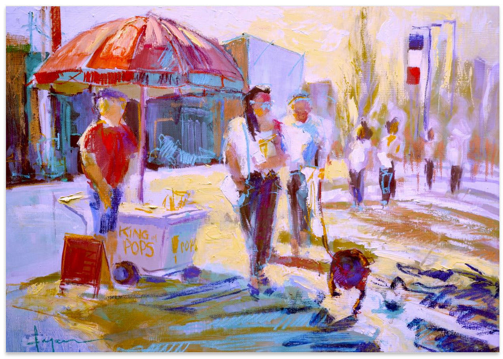 Sunny Stroll Scene