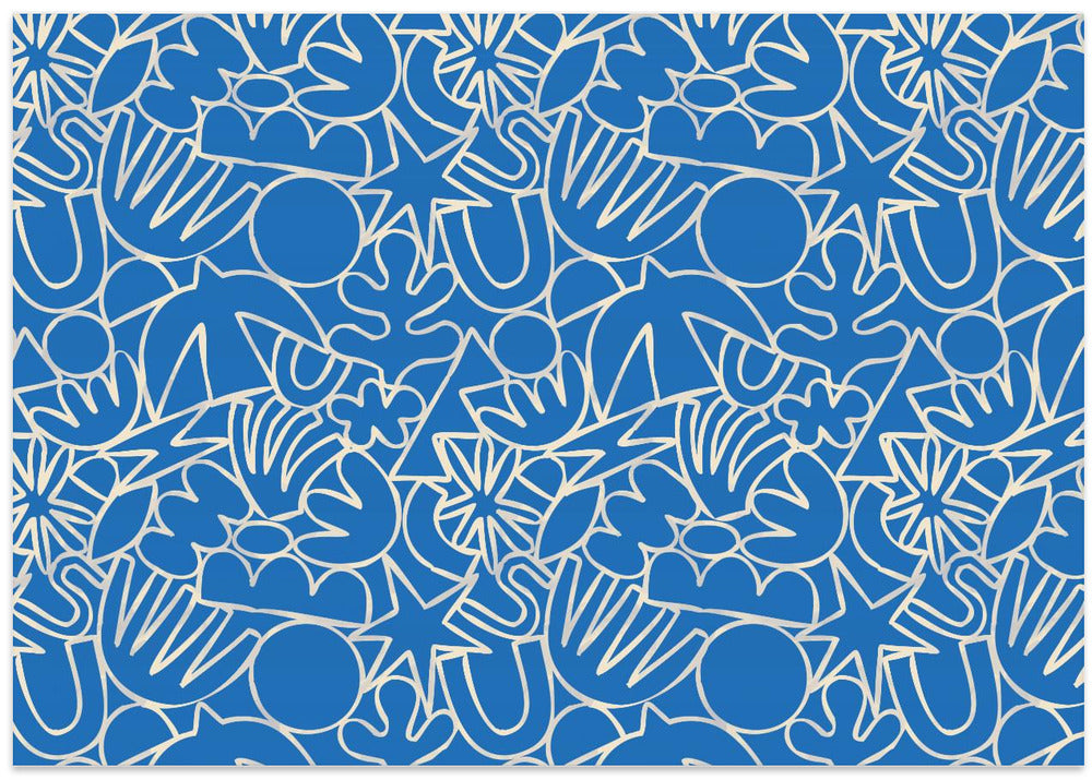 Dynamic Blue Dance