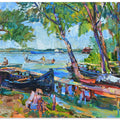 Summer day on the river